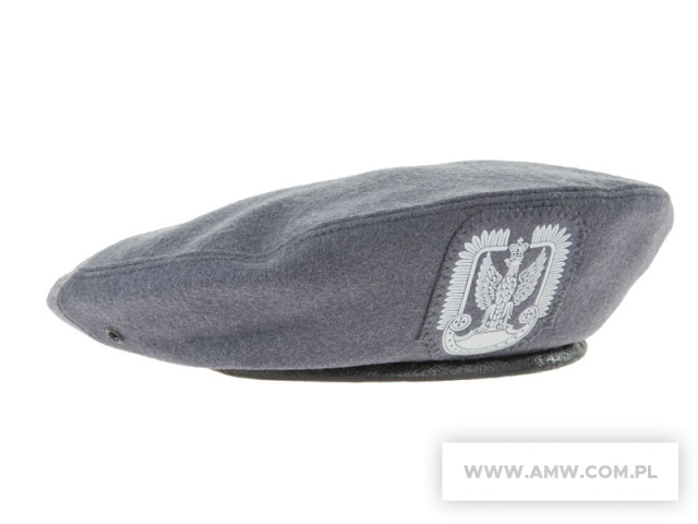 BERET KOLORU STALOWEGO 